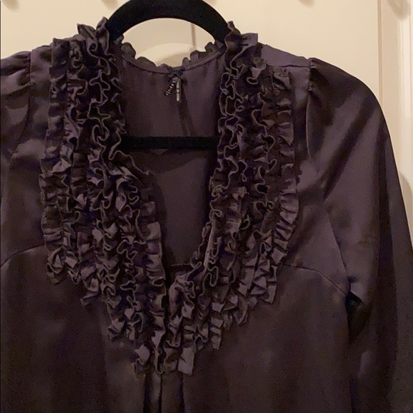 Long silk dress top - Picture 2 of 8